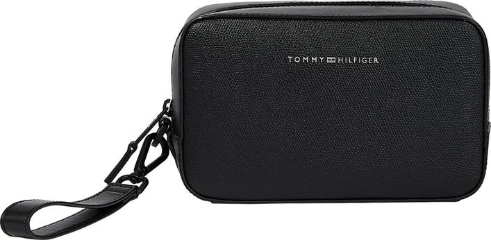 Elegant Læder Toilettaske fra Tommy Hilfiger - Stilfuld Rejseledsager