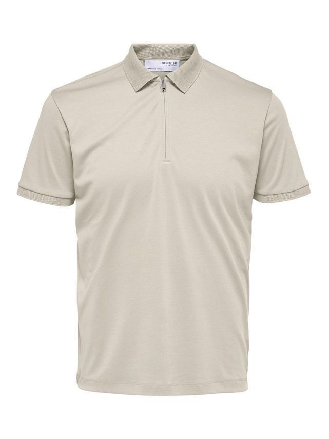 Slhfave Zip Ss Polo B fra Selected