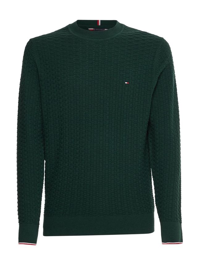 Tommy Hilfiger Exaggerated Struktur Crew Neck - Black Friday!