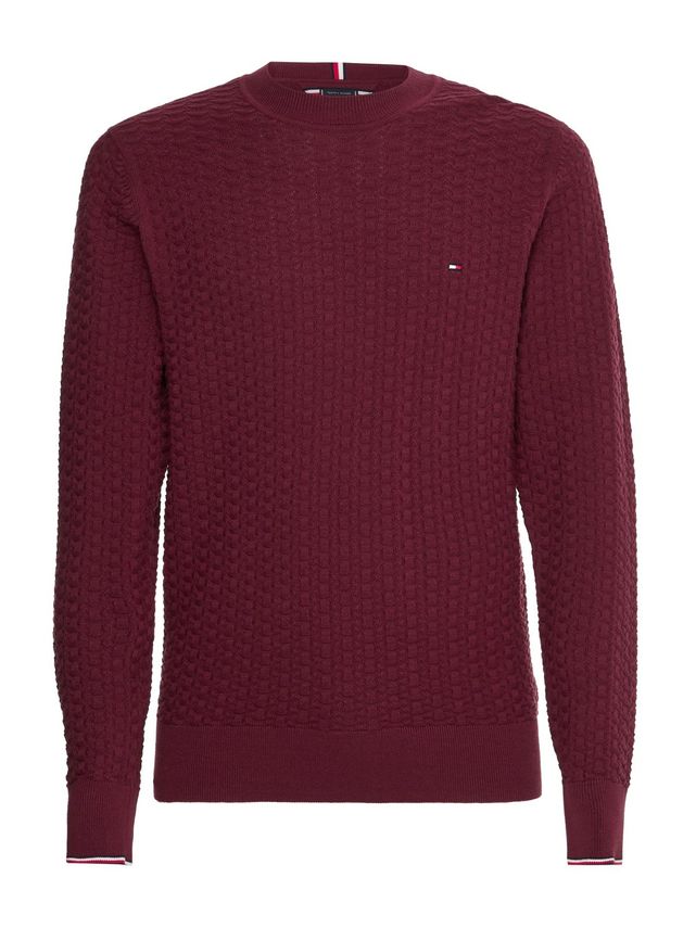 Tommy Hilfiger Crew Neck med Overdreven Struktur – Tilbud!