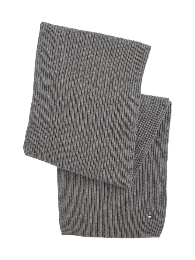 Tommy Hilfiger Essential Flag Strikket Halstørklæde - Stilfuld Vinteraccessory