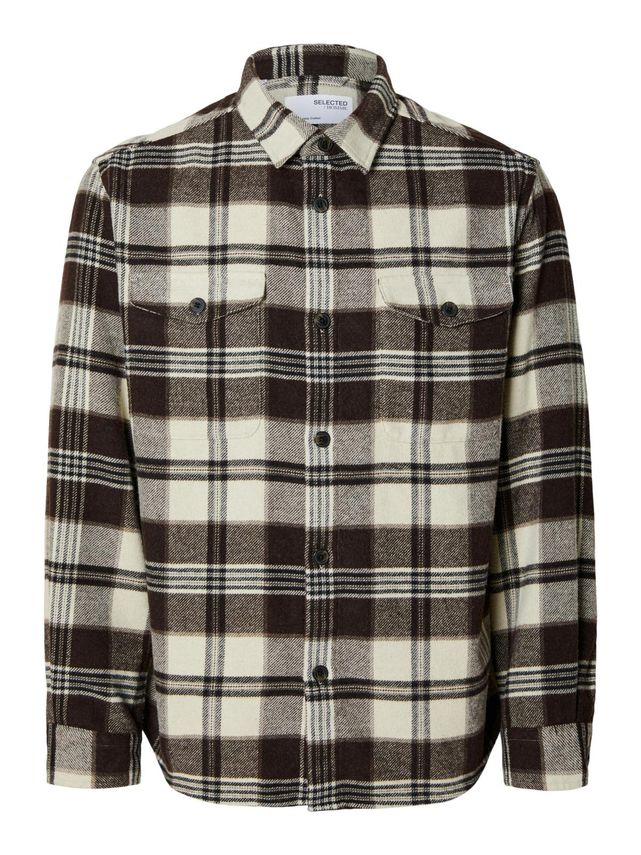 Slhloosemason Pablo Ls Overshirt W fra Selected