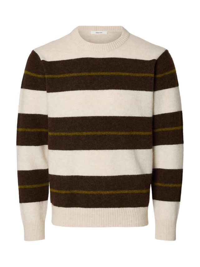 Slhrai Ls Knit Crew Neck W fra Selected