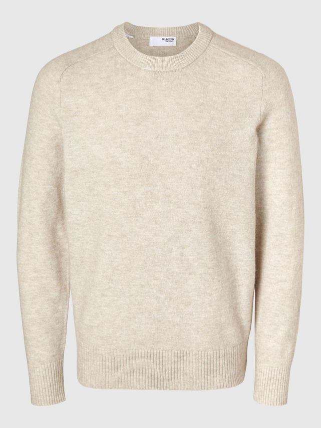 Slhrai Ls Knit Crew Neck W fra Selected