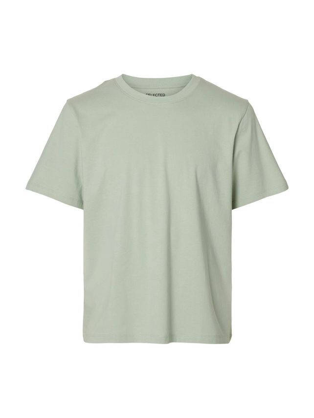 Slhaspen Ss O Neck Tee W Noos fra Selected