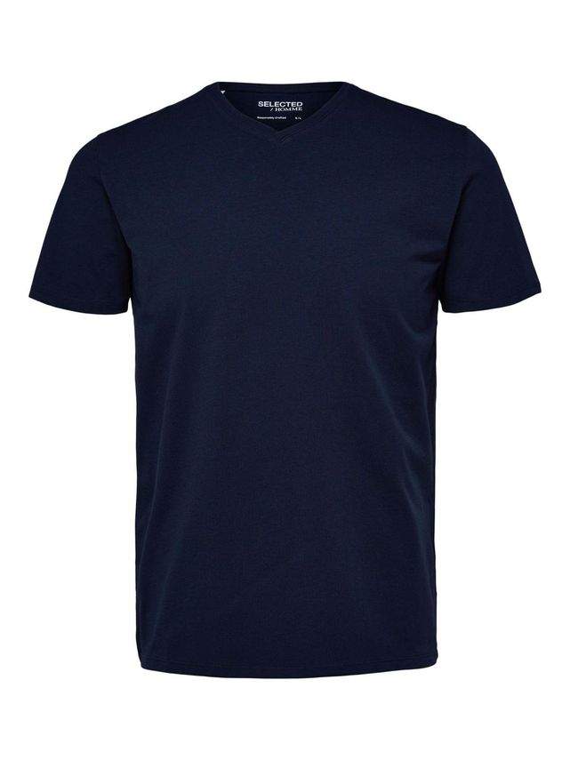 Slhael V-hals T-shirt fra Selected – Fantastisk tilbud!