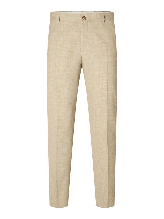 Selected Slhslim Oasis Linned Habitbukser - Udsalg!