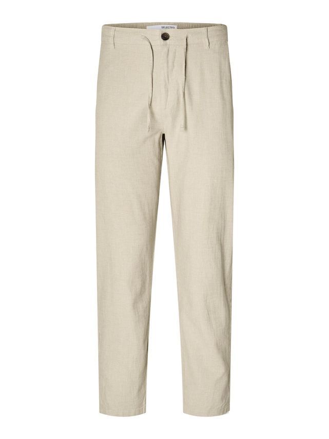 Slh172 Slimtape Brody Linen Pant No fra Selected