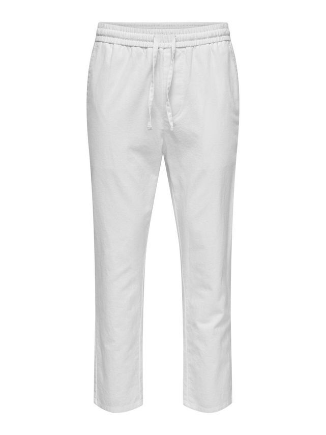 Onslinus Crop 0007 Cot Lin Pnt Noos fra Only & Sons