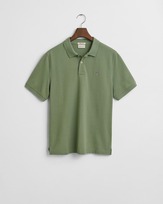 Reg Shield Ss Pique Polo fra Gant
