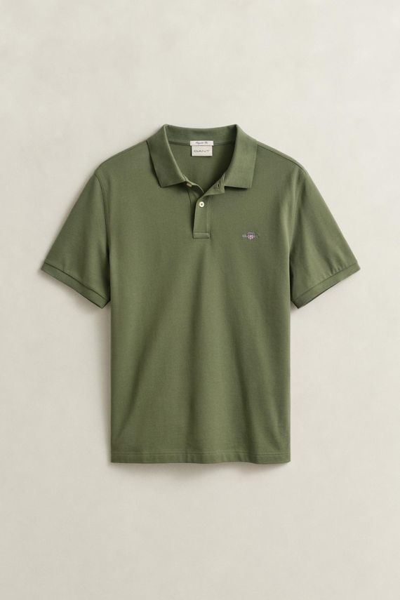 Reg Shield Ss Pique Polo fra Gant