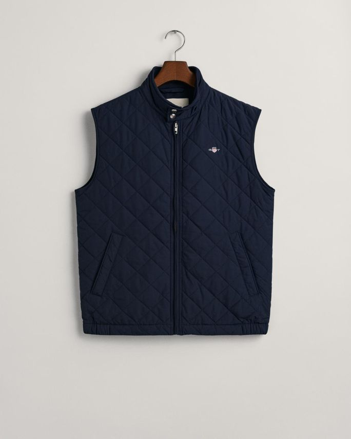 Quilted Windcheater Vest fra Gant