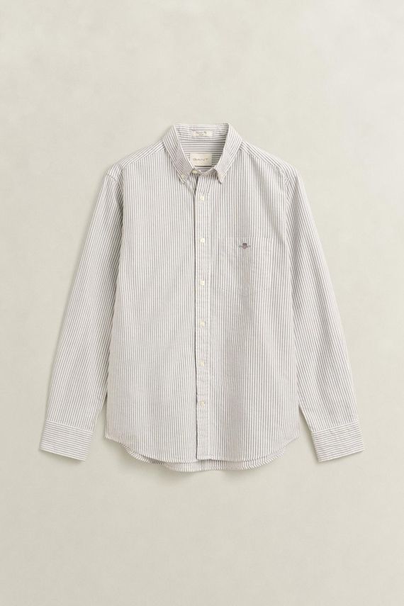 Reg Oxford Banker Stripe Shirt fra Gant