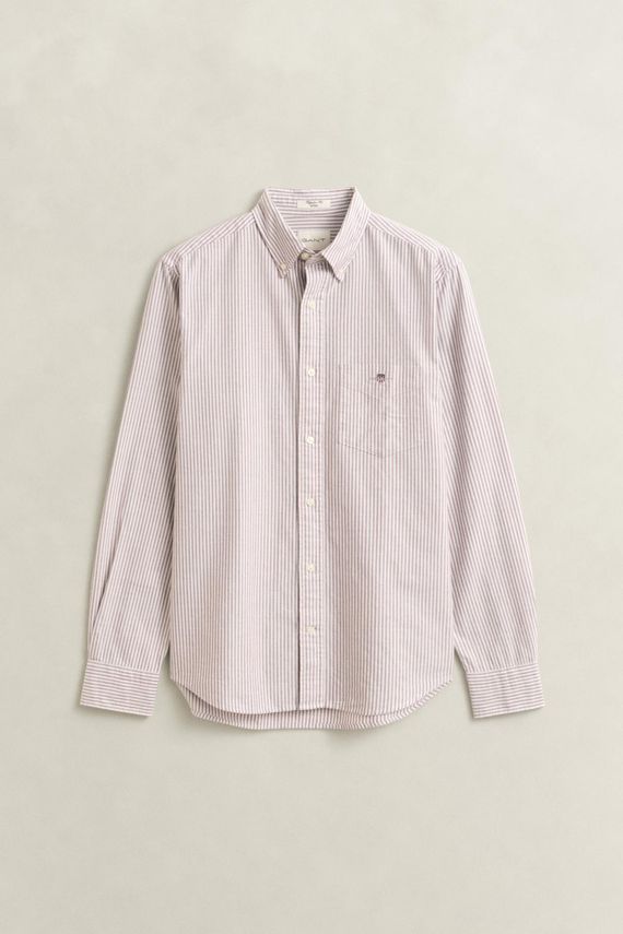 Reg Oxford Banker Stripe Shirt fra Gant