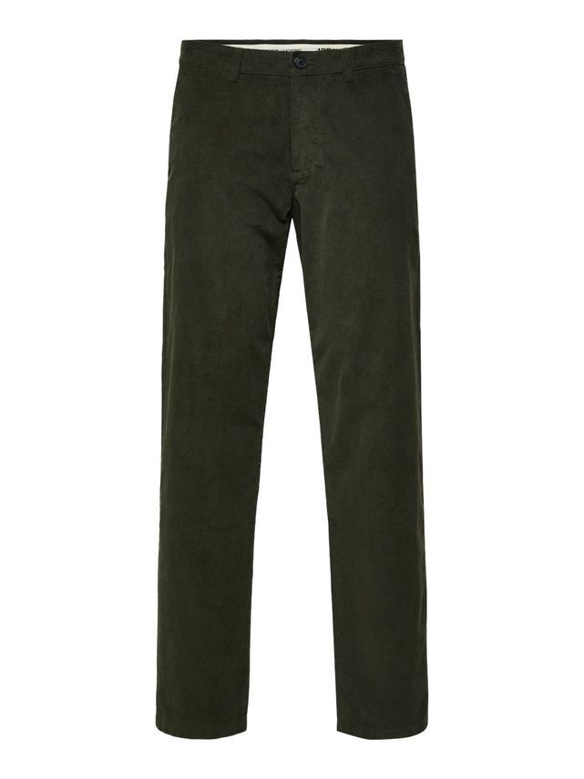 Slh196 Straight Miles Cord Pants W fra Selected