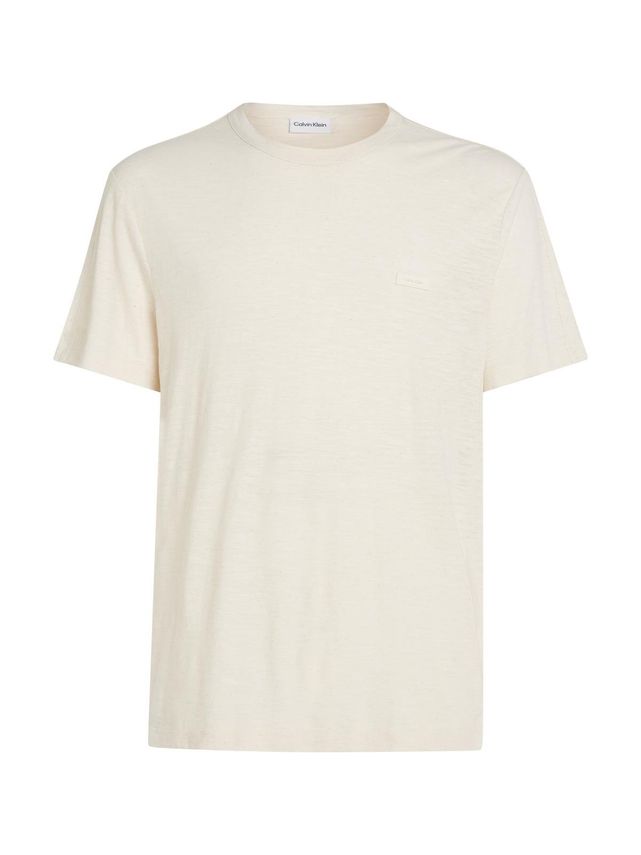 Cotton Linen T Shirt fra Calvin Klein