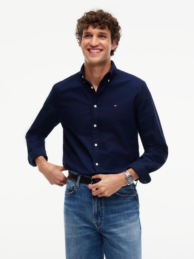 Solid Heritage Oxford Rf Shirt fra Tommy Hilfiger