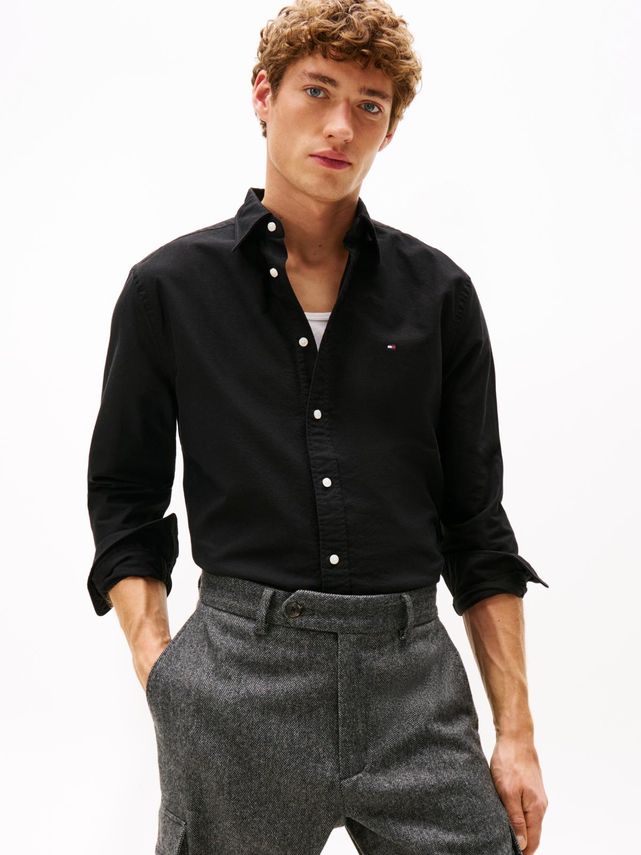 Solid Heritage Oxford Rf Shirt fra Tommy Hilfiger