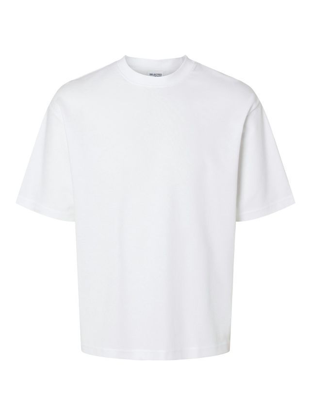 Slhlooseoscar Ss O Neck Tee Noos fra Selected