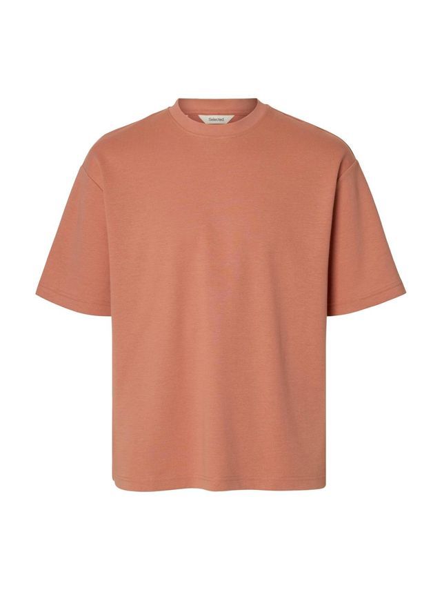 Slhlooseoscar Ss O Neck Tee Noos fra Selected