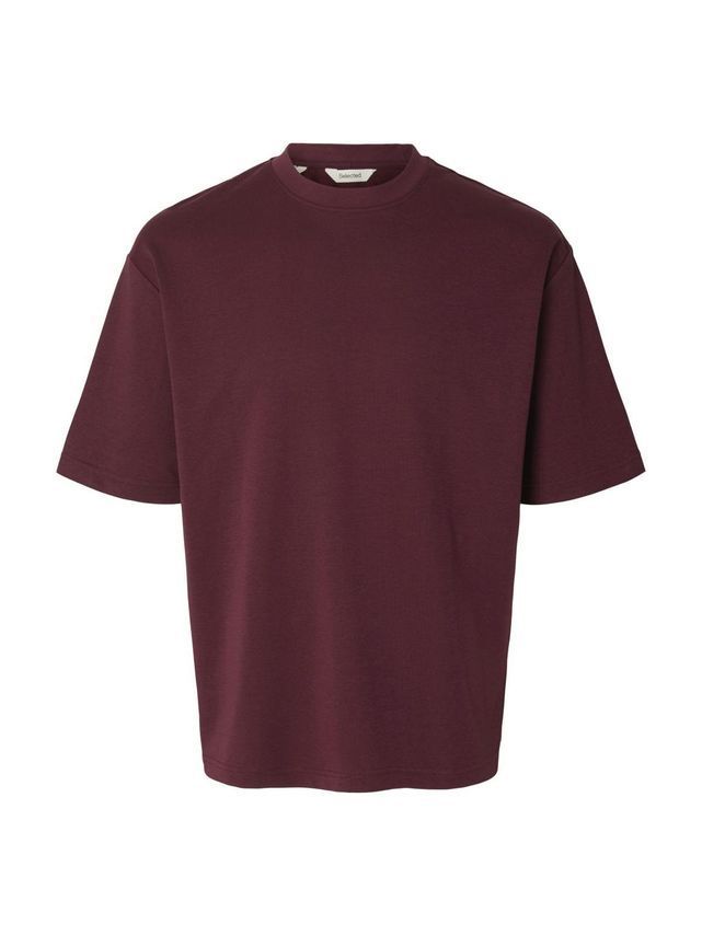 Slhlooseoscar Ss O Neck Tee Noos fra Selected