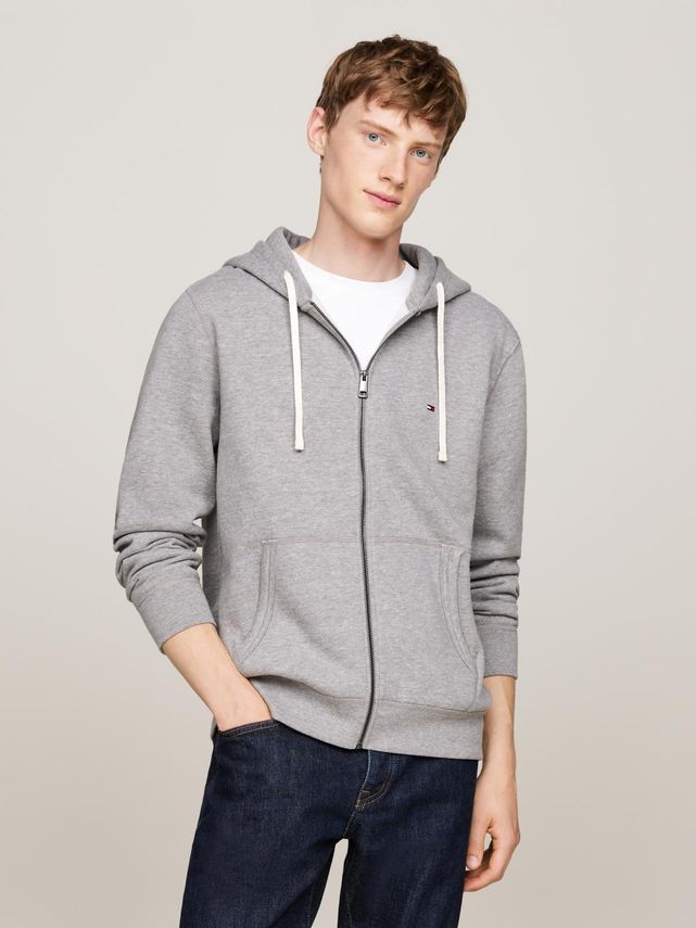 Essential Fleece Zip Through fra Tommy Hilfiger