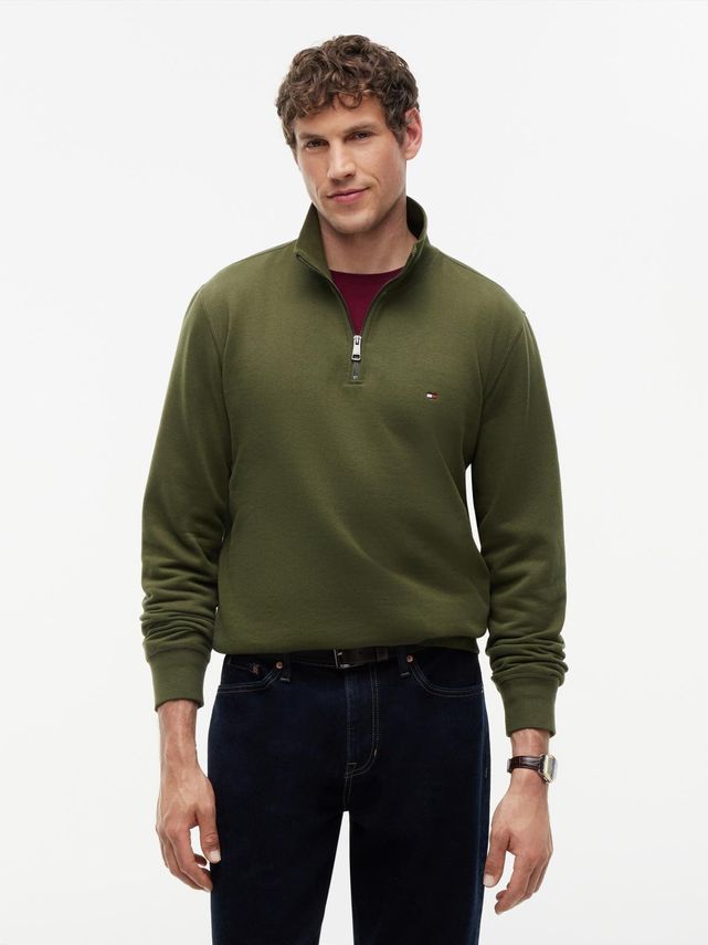 Essential Fleece 1 4 Zip fra Tommy Hilfiger