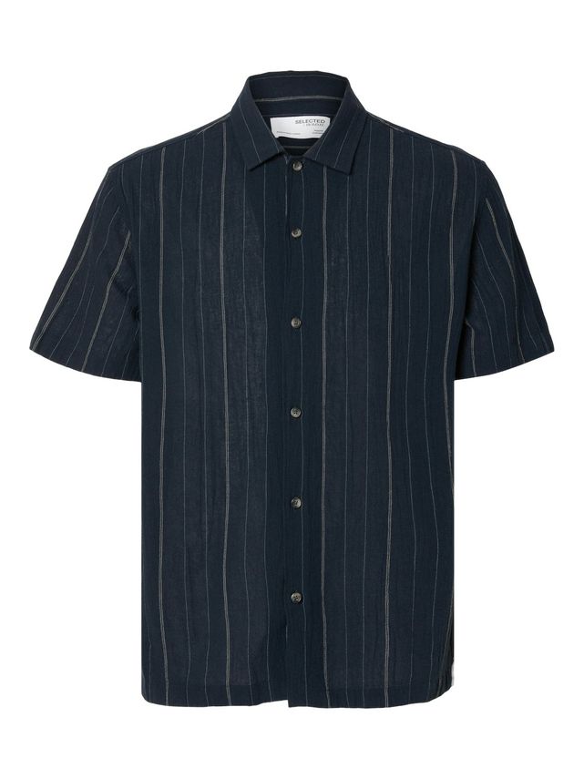Slhreg Mix Shirt Ss Classic Camp fra Selected