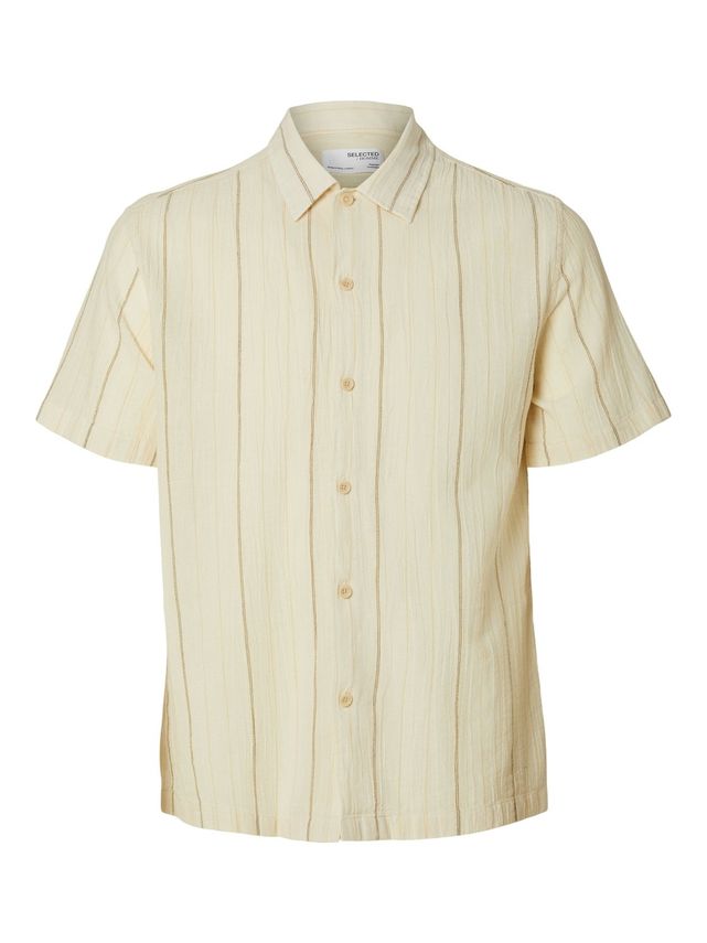 Slhreg Mix Shirt Ss Classic Camp fra Selected