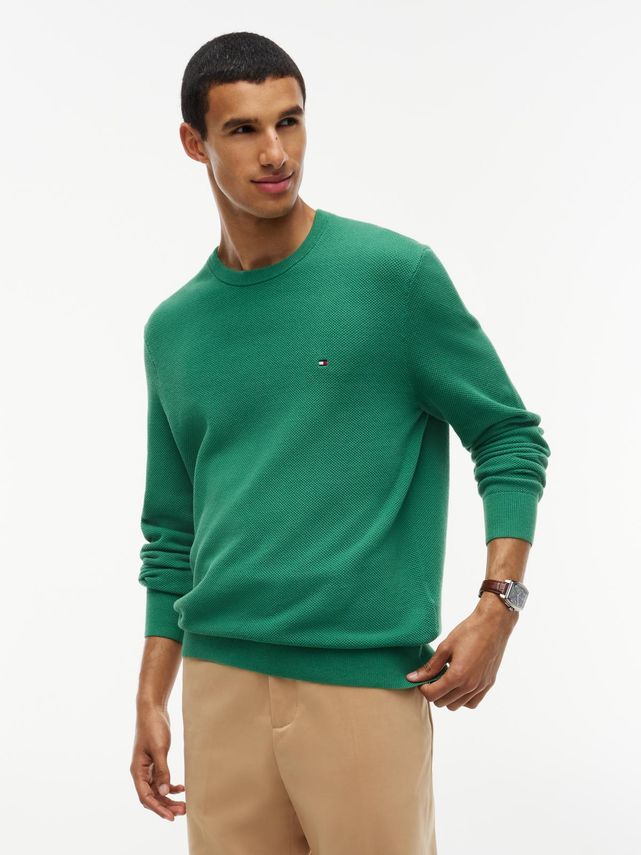 Essential Structure Crew Neck fra Tommy Hilfiger