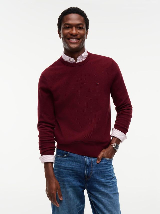 Essential Structure Crew Neck fra Tommy Hilfiger