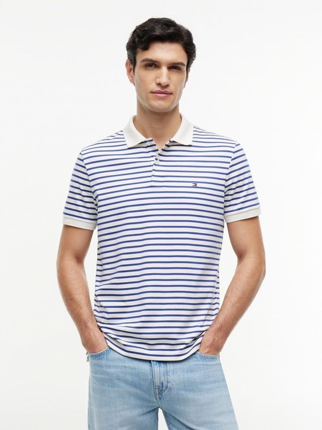 Liquid Cotton Reg Seasonal Polo fra Tommy Hilfiger