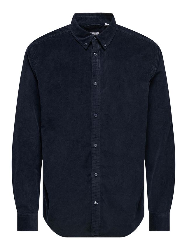 Onsmichael 18w Reg Cord Stretch Ls fra Only & Sons