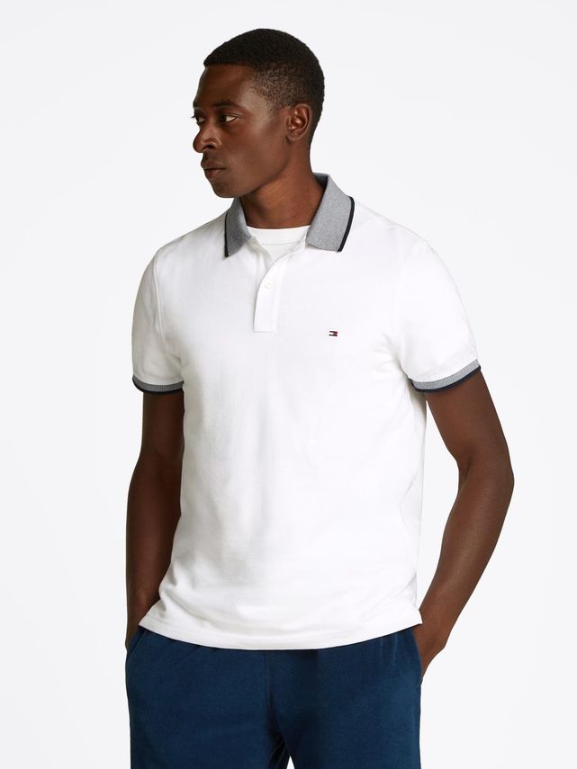Ic Linen Pique Reg Polo fra Tommy Hilfiger