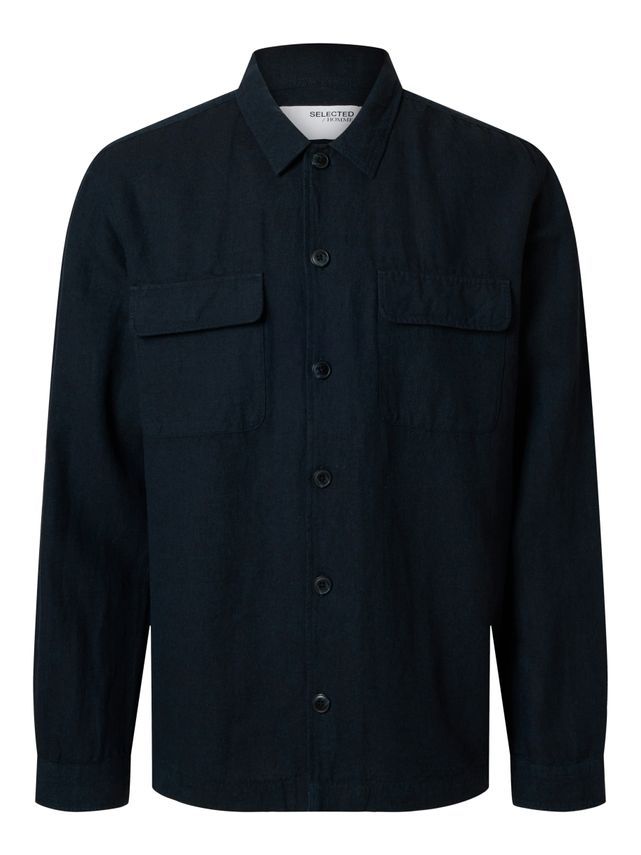 Stilfuld Linned Blend Overshirt til Hverdag og Fest