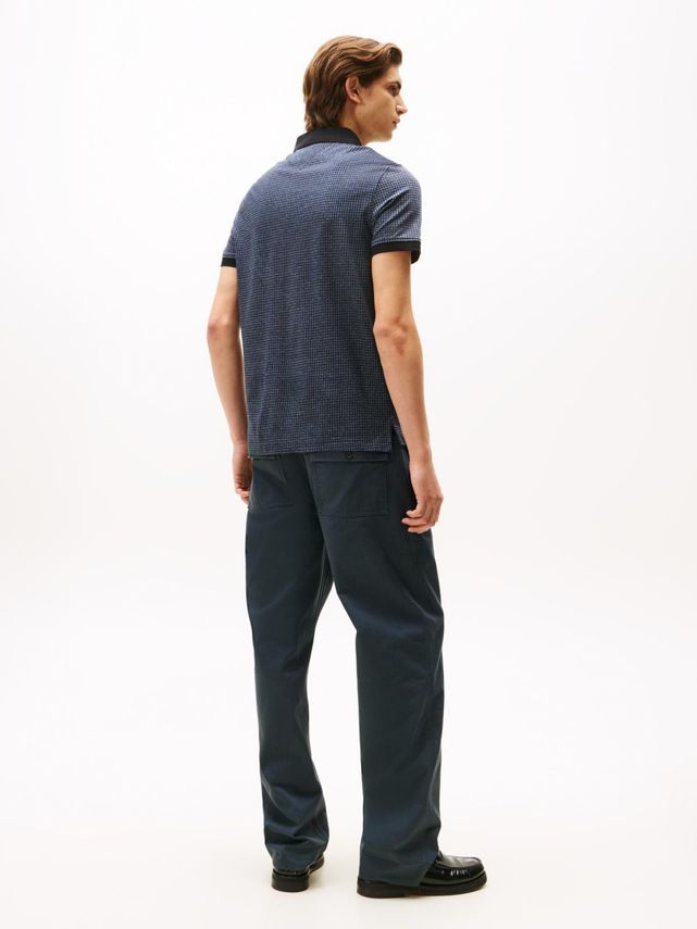 Mouline Check Jacquard Reg Polo fra Tommy Hilfiger