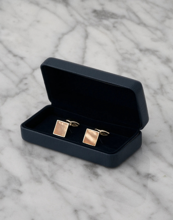 Mother Of Pearl Cufflinks fra Eton