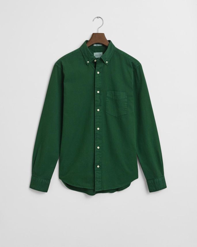 Reg Gmnt Dyed Twill Shirt fra Gant