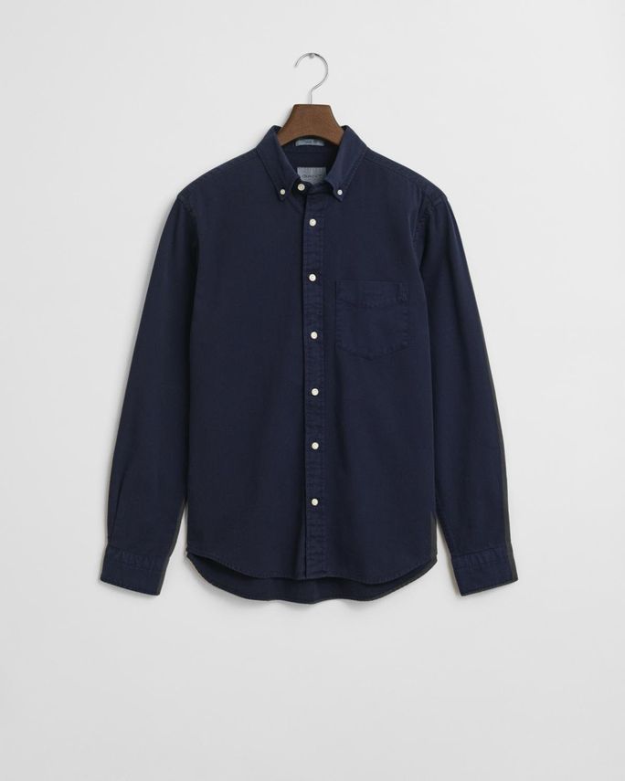 Reg Gmnt Dyed Twill Shirt fra Gant