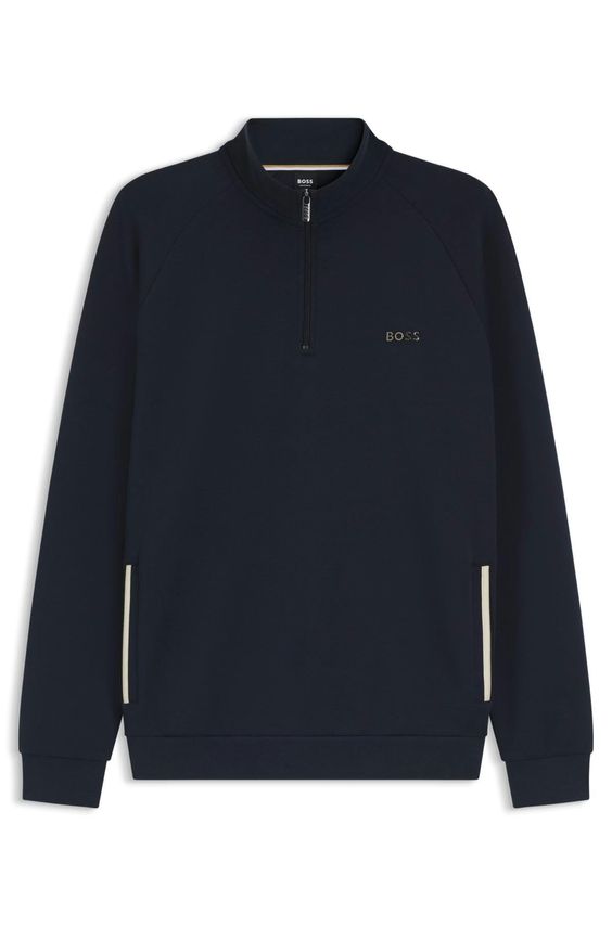 Sense 1 4 Zip Jacket 10265882 fra Boss Black