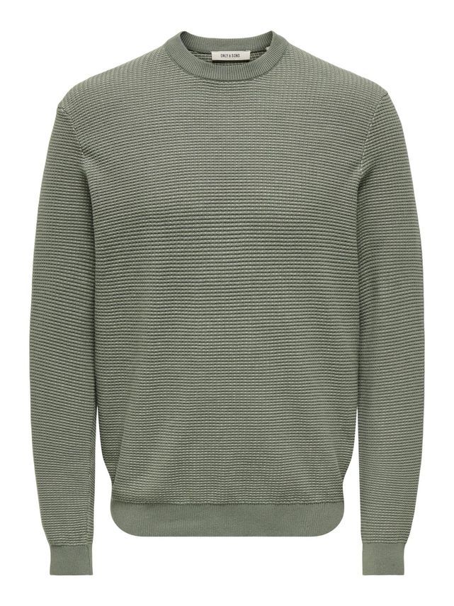 Onsdave Reg Ls Crew Neck Knit Noos fra Only & Sons
