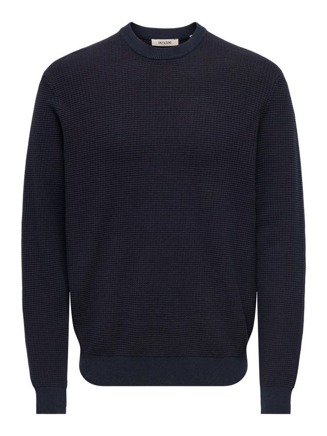 Onsdave Reg Ls Crew Neck Knit Noos fra Only & Sons