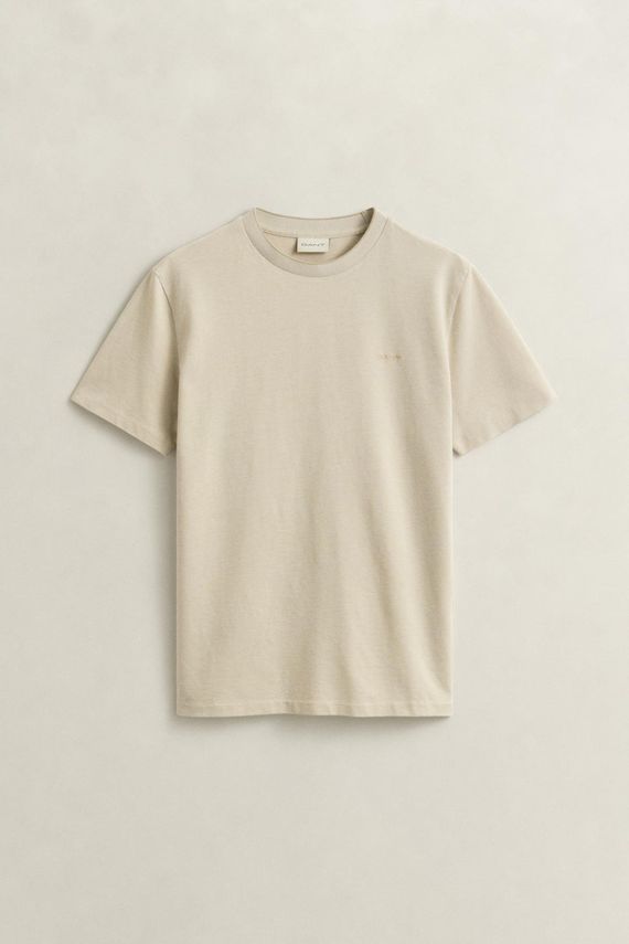 2 Tone Pique Ss Tshirt fra Gant
