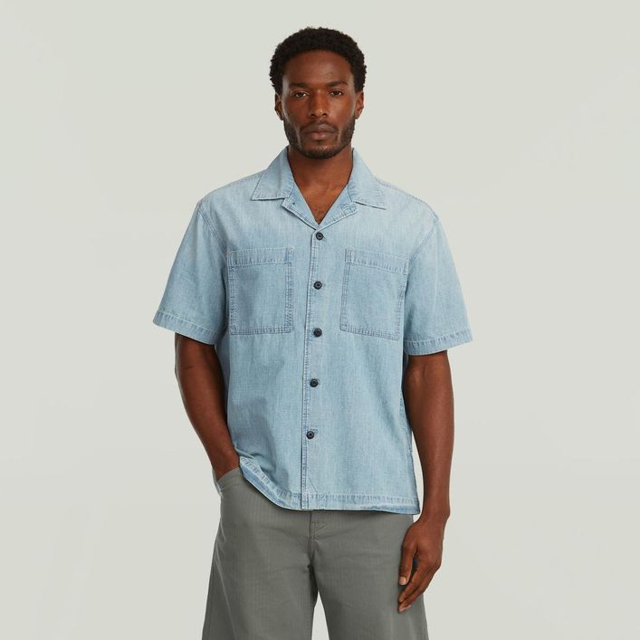 Bowling 2 Pkt Regular Shirt Ss fra Gstar