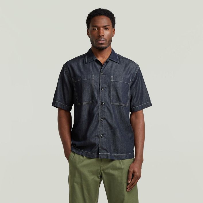 Bowling 2 Pkt Regular Shirt Ss fra Gstar