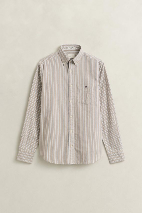 Reg Classic Oxford Stripe Shirt fra Gant
