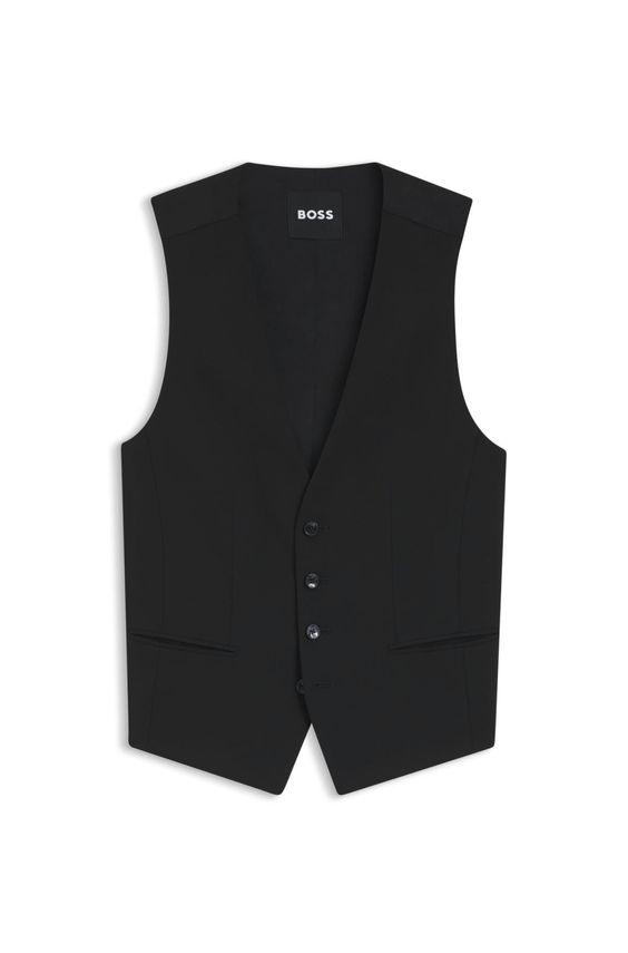 H Jasper Vest Mm Cnf 10276709 fra Boss Black
