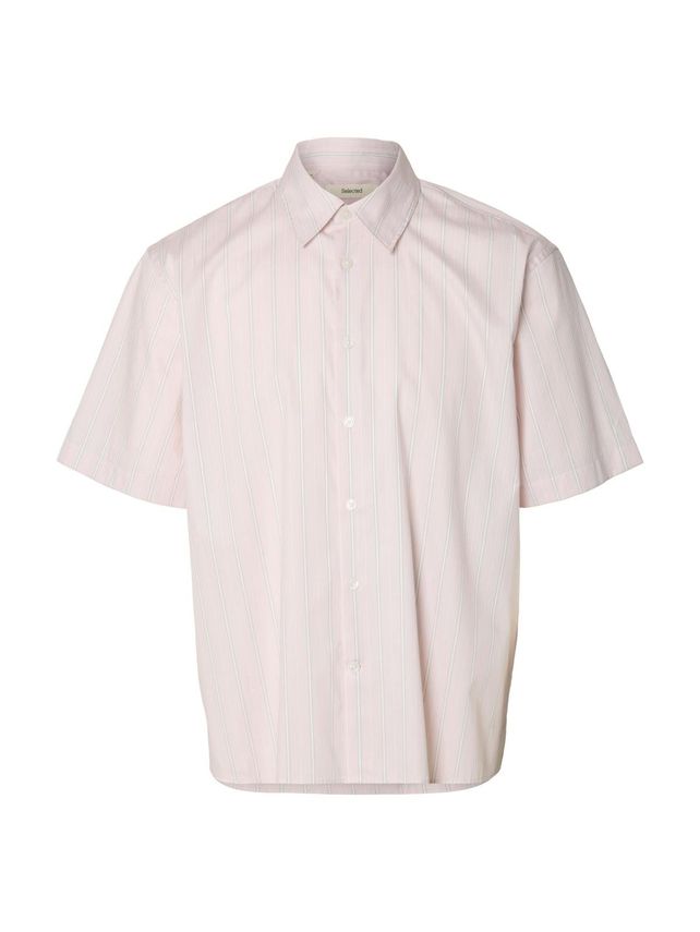 Slhrlxgeorge Dobby Mix Ss Shirt fra Selected