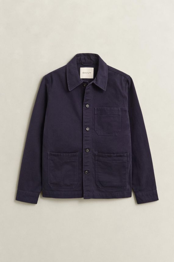 Twill Overshirt fra Gant