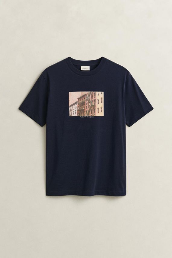 Graphic Ss T Shirt fra Gant
